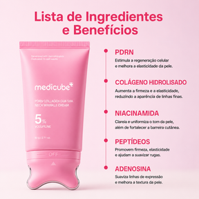 Mendicube - Sérum firmador e lifting para o pescoço com massageador integrado