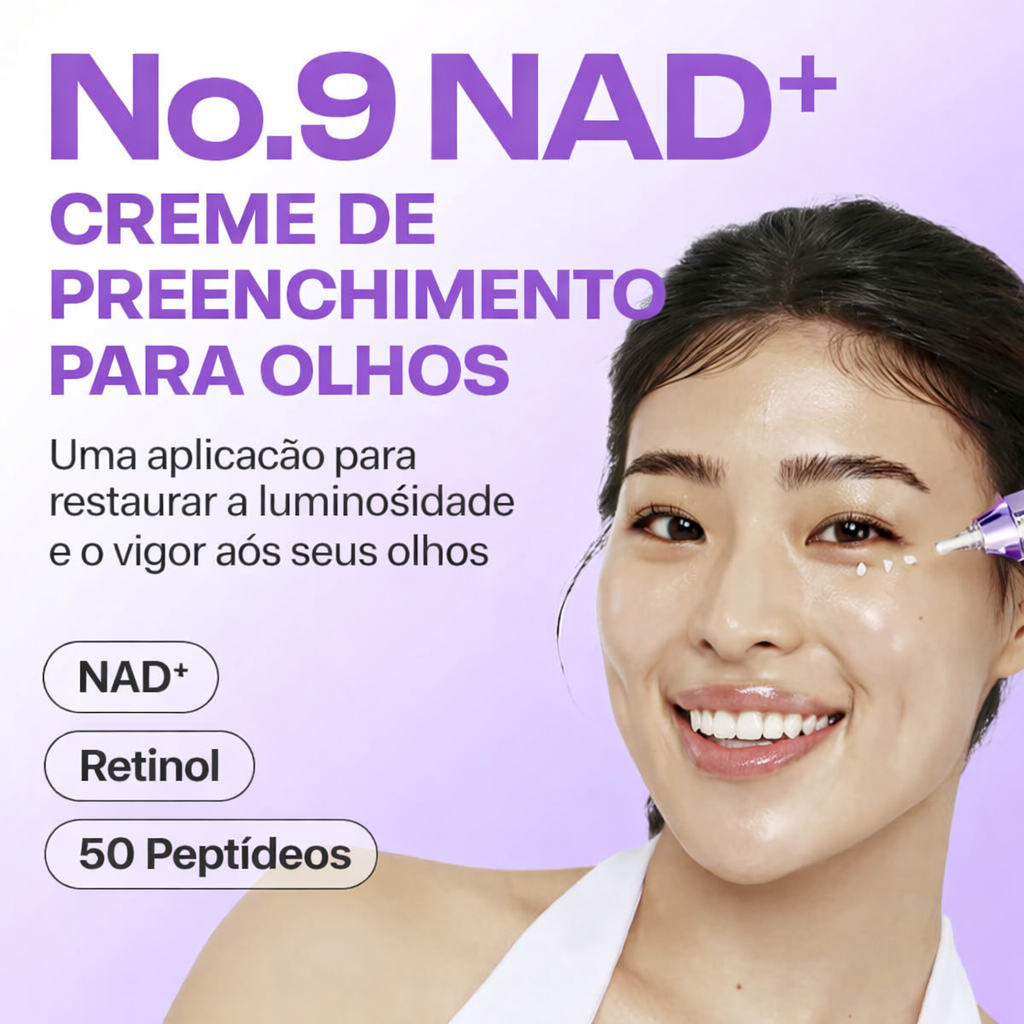 Numbuzin No.9 Creme Volumetox para Olhos com Retinol e NAD+