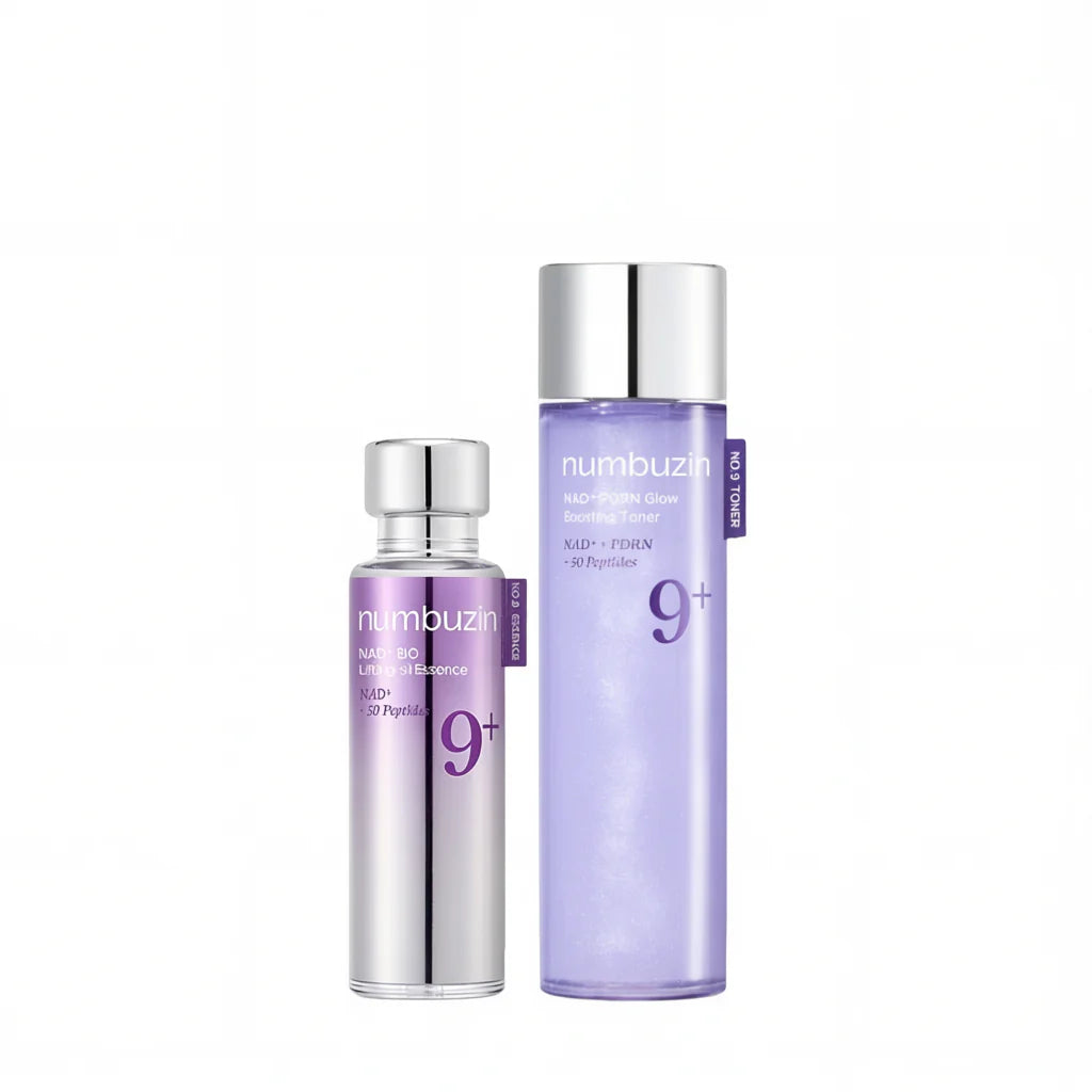 Kit Numbuzin No.9 NAD+ Bio Lift – Essência Firmadora + Tônico Iluminador