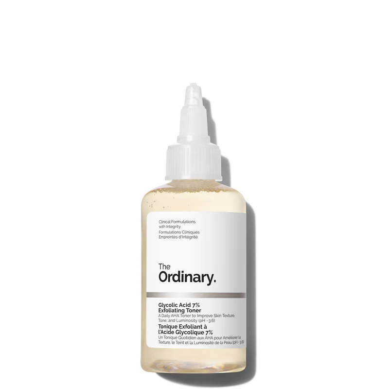 Tônico Esfoliante Ácido Glicólico 7% The Ordinary | Textura da Pele Mais Uniforme
